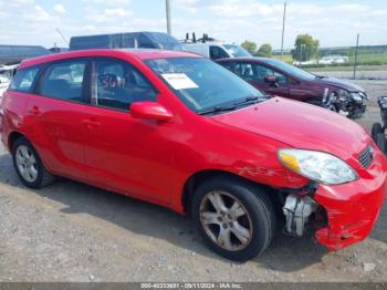  Salvage Toyota Matrix