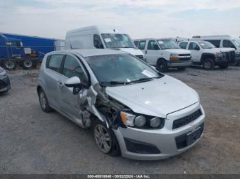  Salvage Chevrolet Sonic