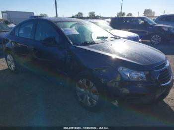  Salvage Chevrolet Cruze