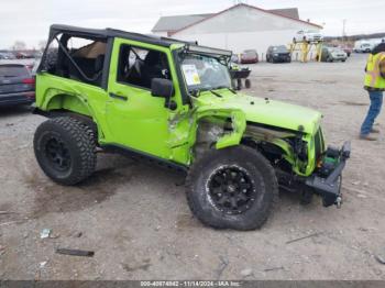  Salvage Jeep Wrangler