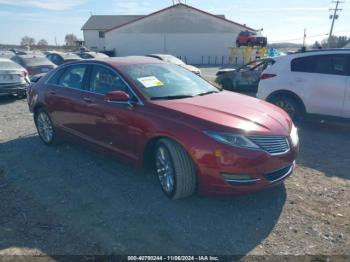  Salvage Lincoln MKZ