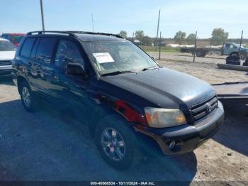  Salvage Toyota Highlander