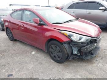  Salvage Hyundai ELANTRA