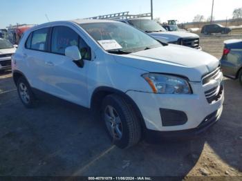  Salvage Chevrolet Trax