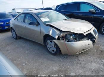  Salvage Pontiac G6