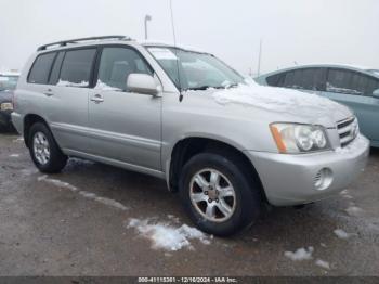  Salvage Toyota Highlander