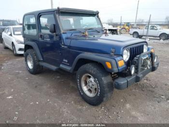  Salvage Jeep Wrangler