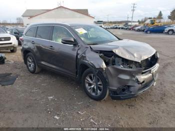  Salvage Toyota Highlander