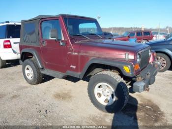  Salvage Jeep Wrangler