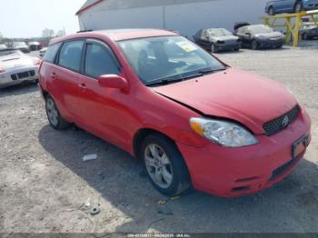  Salvage Toyota Matrix