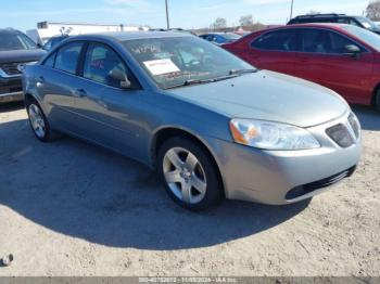  Salvage Pontiac G6