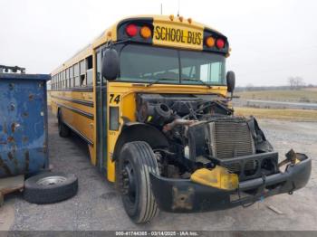  Salvage Blue Bird School Bus   Transit Bus