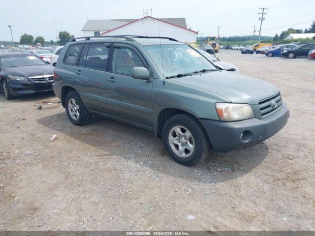  Salvage Toyota Highlander