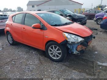  Salvage Toyota Prius c
