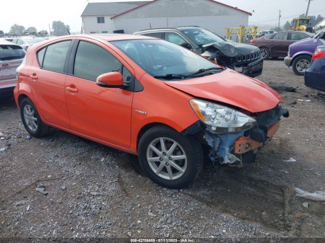  Salvage Toyota Prius c