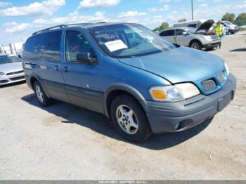  Salvage Pontiac Montana