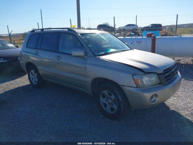  Salvage Toyota Highlander