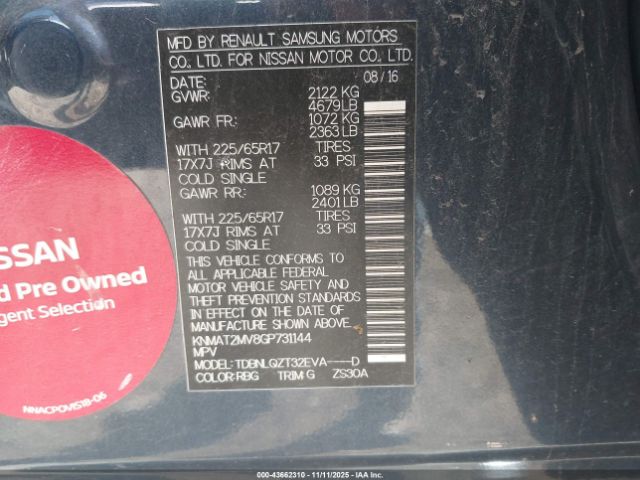 Nissan Rogue Sv Image 6