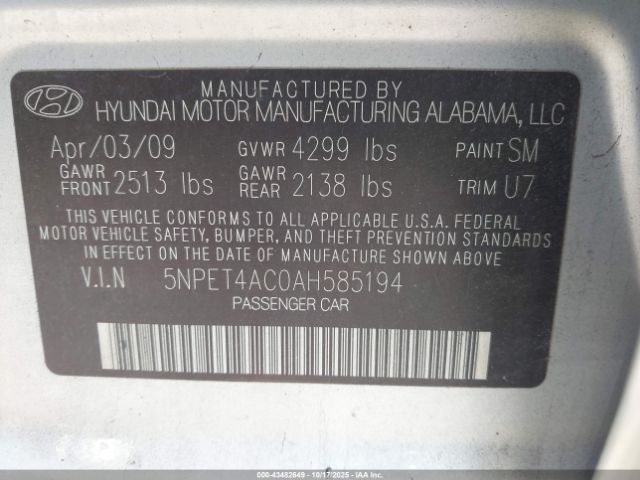 Hyundai SONATA Gls Image 4