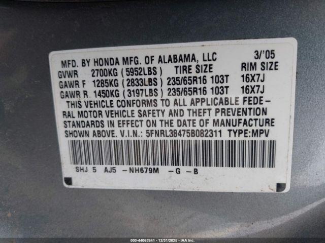 Honda Odyssey Ex Image 8