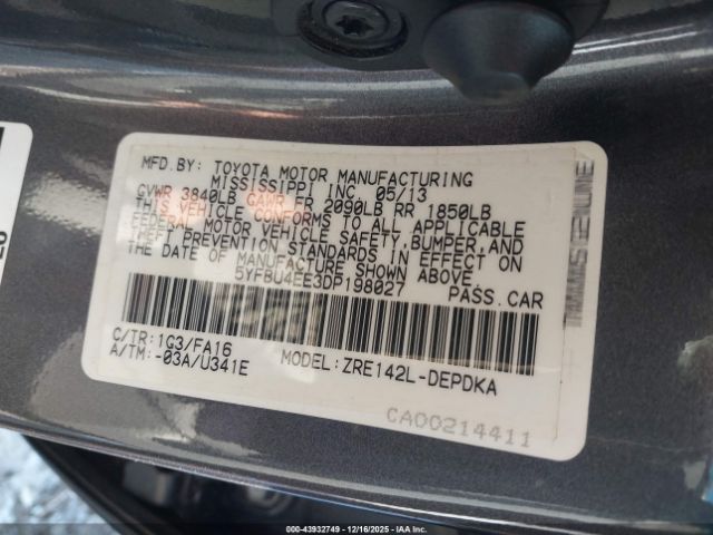 Toyota Corolla L Image 11