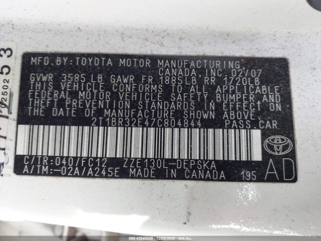 Toyota Corolla S Image 11