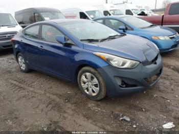  Salvage Hyundai ELANTRA