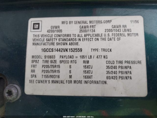 Chevrolet S-10 Fleetside Image 9