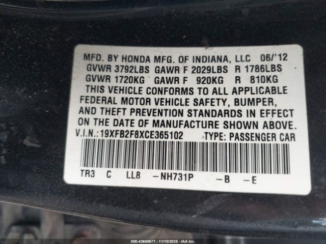 Honda Civic Ex Image 8