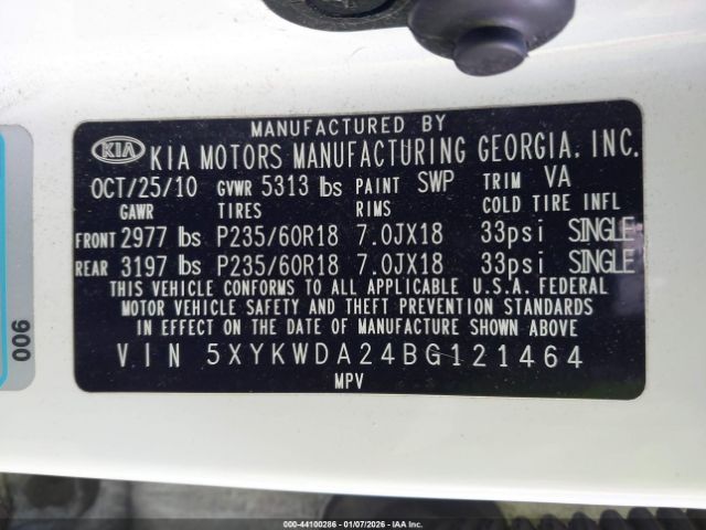 Kia Sorento Sx V6 Image 5