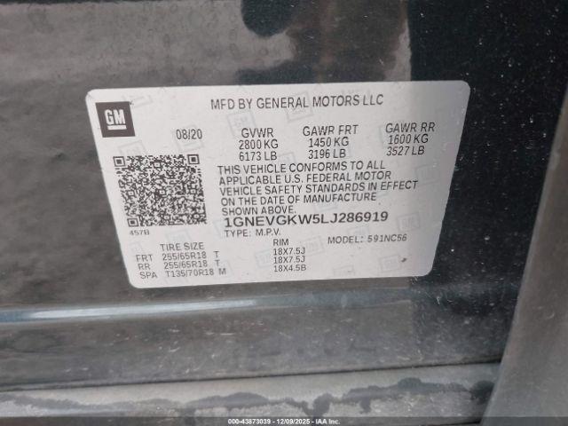 Chevrolet Traverse Awd Lt Cloth Image 4